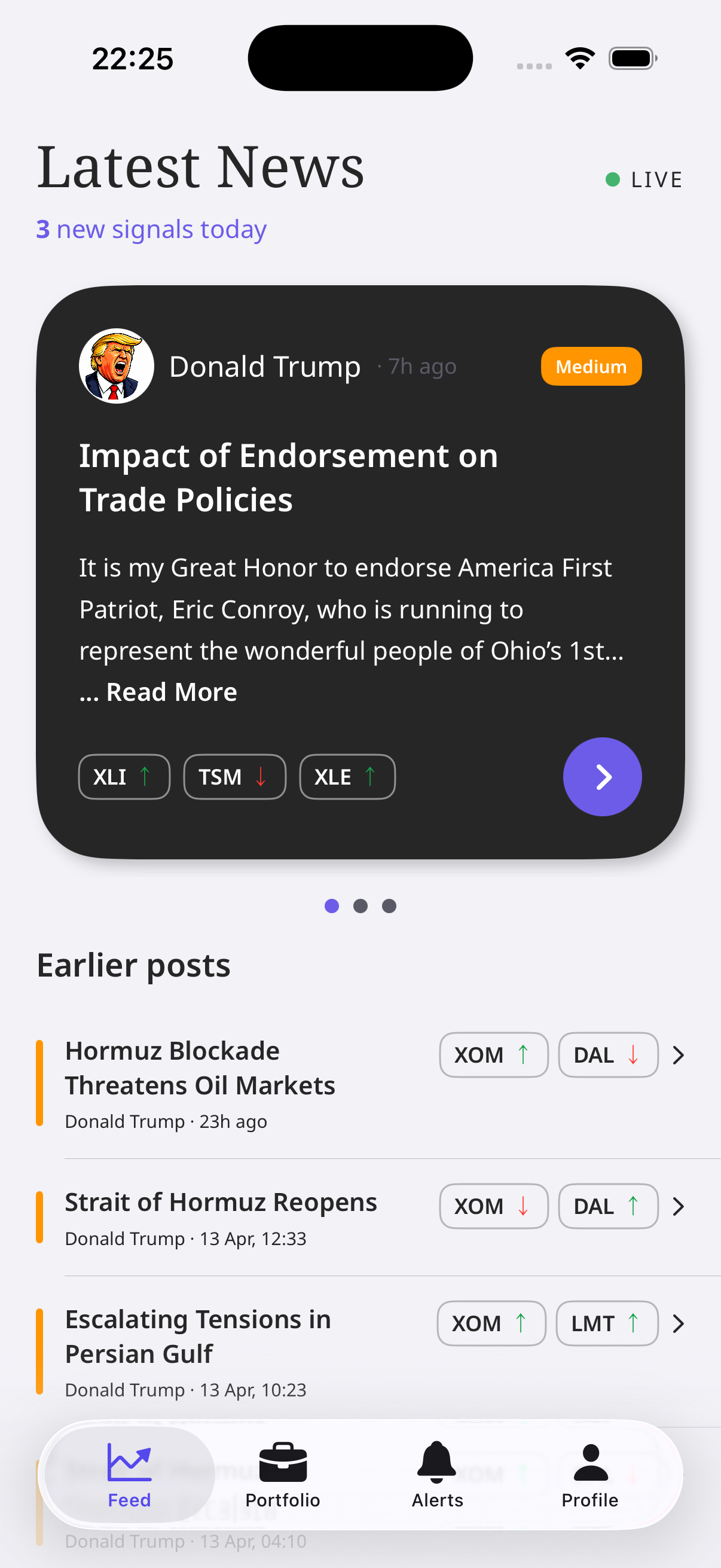 Polisnap feed